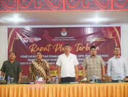 Rapat Pleno Terbuka Rekapitulasi KPU, DPS Tapteng di 620 TPS