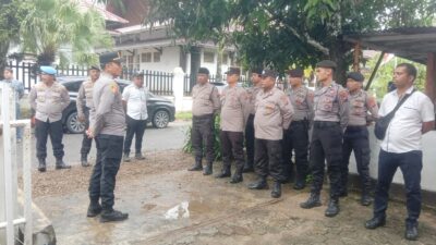 Polres Tapteng Siapkan 34 personil Amankan Pendaftar di KPU