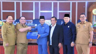 Sidang Paripurna, Pemkab Labuhanbatu Sampaikan Nota Keuangan Ranperda 2023