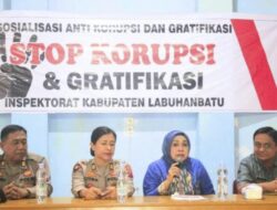 Inspektorat Labuhanbatu Bersama Polres dan Kejaksaan Lakukan Sosialisasi Anti Korupsi & Gratifikasi