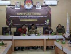 Rapat Pleno KPU Labuhanbatu 353.020 Pemilih Masuk DPS