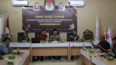 Rapat Pleno KPU Labuhanbatu 353.020 Pemilih Masuk DPS