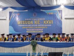 Wisuda ke XXVI Tahun 2024, Universitas Labuhanbatu Lepas 403 Mahasiswa/i