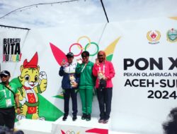 Peraih Medali Kategori Putri Lomba 5000 Meter Renang Perairan Terbuka PON XXI Aceh Sumut