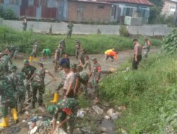 Polres Madina Terlibat dalam Karya Bhakti Semarak HUT ke-79 TNI di Panyabungan