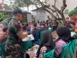 Kodam I/BB Gelar Program Makan Sehat untuk Anak Yatim dan Kaum Duafa di Panti Asuhan Ar-Marhamah, Medan