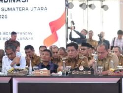 Bupati Dosmar Mengikuti Rakor Bidang Pangan, Pupuk dan Irigasi Jadi Kendala Utama