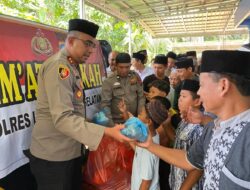 Pererat Silaturahmi, AKBP Arfin Fachreza Gelar Jumat Berkah di Masjid Nurul Huda Bangun Jadi