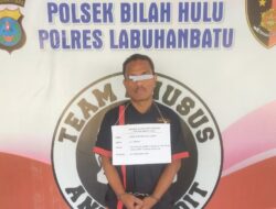 Dikibusi Warga, Bandit Narkoba di Bilah Hulu Diringkus Polisi