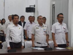 Pemkab Humbahas Ikuti Peluncuran IPKD MCP oleh KPK secara Virtual