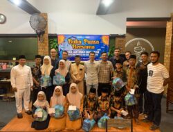 Berbagi Kebahagiaan, Mantri BO Rantauprapat Ajak Anak Yatim Buka Puasa Bersama