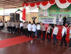 Eratkan Silaturahmi, Polres Labuhanbatu Gelar Halal Bihalal Idul Fitri 1446 H
