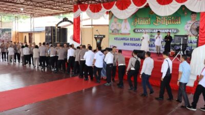 Eratkan Silaturahmi, Polres Labuhanbatu Gelar Halal Bihalal Idul Fitri 1446 H