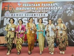 Juara Lomba Fashion Show Kartini Perayaaan Paskah Oikumene BKAG Labuhanbatu 2025 