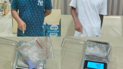 Timsus Polres Labuhanbatu Tangkap 2 Pengedar Sabu di Marbau