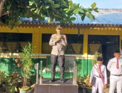 Jadi Pembina Upacara di MIN-3 Rantauprapat, Kabag SDM Polres Labuhanbatu Tanamkan Semangat Disiplin dan Cinta Tanah Air Sejak Dini