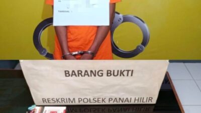 Unit Reskrim Polsek Panai Hilir Amankan Pengedar Sabu di Desa Sei Tawar