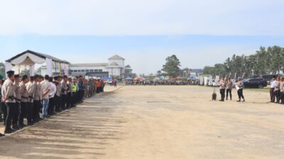 Polres Labuhanbatu Kerahkan Personel Amankan HUT ke-17 Pemkab Labura