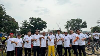 BRI Rantauprapat Ikuti Gowes Dies Natalis ke-27 Universitas Labuhanbatu