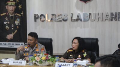 Kapolres Labuhanbatu Terima Kunjungan Kajari, Bahas Strategi Penanganan Perkara