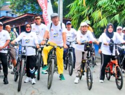 Ratusan Pesepeda Meriahkan Gowes Santai Dies Natalis ke-27 Universitas Labuhanbatu