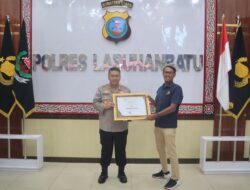 Kapolres Labuhanbatu Terima Penghargaan KPPN Rantauprapat Award 2025