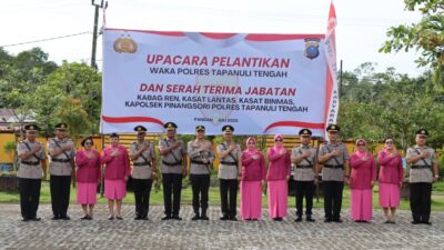 Rotasi PJU Polres Tapteng: Wakapolres Baru dan Sejumlah Mutasi Strategis