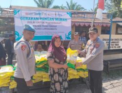 Dukung Asta Cita Presiden, Polsek Panai Tengah Launching GPM