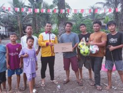 BP Ikanas Labuhanbatu Ajak Generasi Muda Kampung Sawah III Jauhi Narkoba Lewat Olahraga