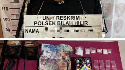 Polsek Bilah Hilir Gulung Jaringan Sabu Gunakan HT, Seorang Pelaku Ditangkap