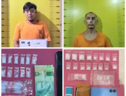 Satresnarkoba Polres Labusel Ringkus 2 Tersangka Narkoba di Dua Lokasi, Puluhan Gram Sabu Disita