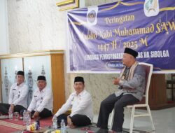Lapas Sibolga Peringatan Maulid Nabi, Warga Binaan Khusyuk Mendengarkan Tausiyah
