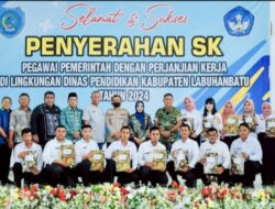 407 Orang Pegawai Kabupaten Labuhanbatu Terima SK P3K