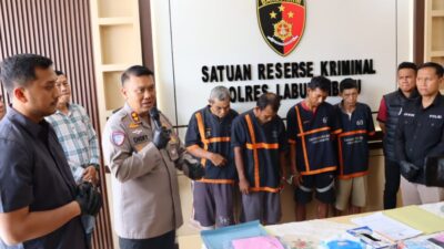 Polres Labuhanbatu Ringkus 4 Pelaku Pencabulan Anak di Labura